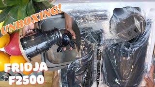 FRIDJA F2500 MASTICATING SLOW JUICER UNBOXING amp REVIEW l Best Budget Juicer [upl. by Eeliram914]