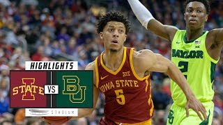 Iowa State vs Baylor Basketball Highlights 201819  Stadium [upl. by Proudfoot]