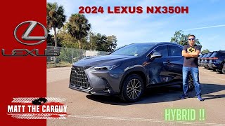 Is The 2024 Lexus Nx350h The Top Choice In Its Class Detailed Review And Test Drive [upl. by Ahtivak]