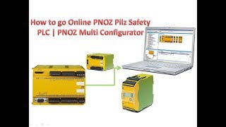 How to go Online PNOZ Pilz Safety PLC  PNOZ Multi Configurator [upl. by Itra]