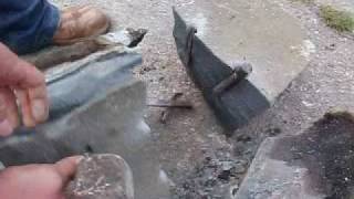 Stone Masonry Services  Stone Splitting [upl. by Ibok]