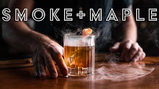 The Smoked Maple Old Fashioned Cocktail [upl. by Lednahs139]