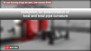 Automatic device for monitoring geometric parameters of large size pipes [upl. by Dorwin]