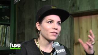 Skylar Grey on Eminem Grammy Sideboob New Album  SXSW 2013 [upl. by Tirreg]