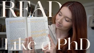 How to Read amp Take Notes Like a PhD Student  Tips for Reading Fast amp Efficiently for Slow Readers [upl. by Ailin]