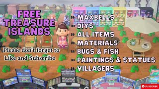 FREE TREASURE ISLANDS  ANIMAL CROSSING NEW HORIZONS [upl. by Tillie]