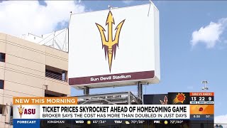 Ticket prices soaring for final ASU regular season home game [upl. by Bik]