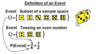 Probability amp Statistics 4 of 62 Definition of Events [upl. by Mastrianni]