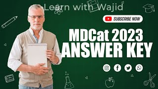 MDCat 2023  Answer key of Logical reasoning [upl. by Gilbertine]