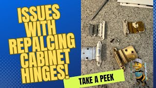 Problems with replacing cabinet hinges [upl. by Marven]