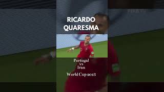 RICARDO QUARESMA  PORTUGAL vs IRAN quaresma goals goal football footballshorts footballskills [upl. by Anidan]