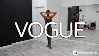 VOGUE BAILE TUTORIAL en Español  PASOS de Vogue DANCE ✅ [upl. by Tirreg]