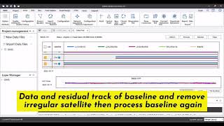 Static data processing in Satlab SGS 20  How to process static data with SGS [upl. by Anwadal814]