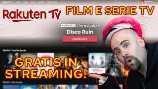 Come VEDERE FILM e SERIE TV GRATIS in ITALIANO in STREAMING su RAKUTEN TV [upl. by Hildick394]