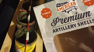 Premium Artillery Shells from TGAFC Full Demo firework pyro [upl. by Rella]