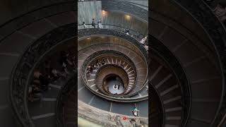 Scala Elicoidale Momo The Spiral Staircase in the Vatican Museum shorts architecture sightseeing [upl. by Misha]