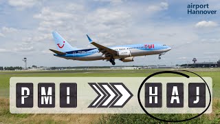 TUIfly landing at Hannover airport HAJ  Boeing 737MAX8 [upl. by Iverson]