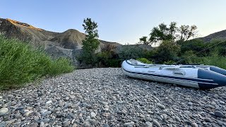 WHITEWATER RAFTING and TROUT FISHING In STACKED River [upl. by Joh338]