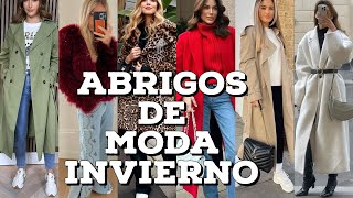 ABRIGOS DE MODA INVIERNO 2024 2025☃️TENDENCIA DE MODA MUJER  abrigos que se llevan en invierno [upl. by Nnaycnan]