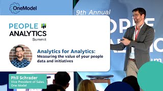 Analytics for Analytics at People Analytics Summit [upl. by Pressman]