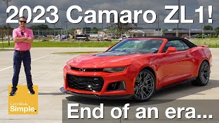 2023 Chevy Camaro ZL1 Convertible  Best Camaro Ever [upl. by Vanni]