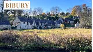 Bibury Walking Tour in 4k  A Cotswolds Village [upl. by Niliak]