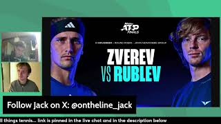 Alexander Zverev  Andrey Rublev ATP Finals Preview amp Prediction [upl. by Damalis]