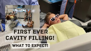 What to Expect for a Childs First Cavity Filling FIRST CAVITY FILL Kids dentist appointment [upl. by Euqinna]