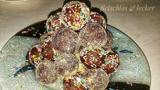 Schokokuchen in 5 MinutenSchokobällchen ohne Backen5 Min No Bake Chocolate Balls Vegan [upl. by Eiramanit]