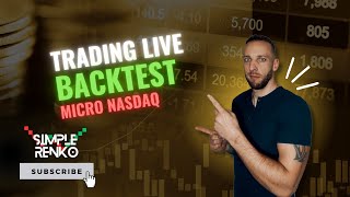 Live Trading NASDAQ Analyse avec Graphique Renko [upl. by Nedah585]