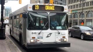 Winnipeg Transit 1995 New Flyer D40LF  646 [upl. by Mcginnis]