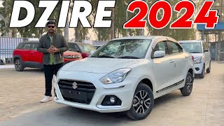 NEW DZIRE VXI 2024 SECOND BASE MODEL ❤️ MARUTI SUZUKI DZIRE VXI 2024 VALUE FOR MONEY REVIEW [upl. by Ijat]