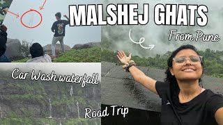 Malshej Ghat in Monsoon  Road Trip from Pune  Scenic Beauty  Vlog [upl. by Copeland]