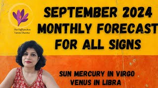 Monthly Predictions  September 2024 for all ascendants rising signs [upl. by Cobby]