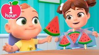 Watermelon Ice Cream Song  Newborn Baby Songs amp Nursery Rhymes [upl. by Lertsek]