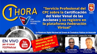 quotServicio Profesional del CPC sobre la Certificación del Valor Venal de las Accionesquot [upl. by Farlay]