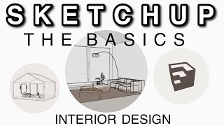 Beginner Sketchup Tutorial  Sketchup for Interior Design [upl. by Selina]