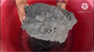 Pure charcoal floor dry and water crumble satisfying [upl. by Matilde374]