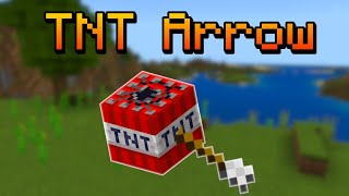 How to get EXPLOSIVE arrows in Minecraft Bedrock [upl. by Novhaj864]