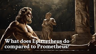 What does Epimetheus do compared to Prometheus Greek Mythology Story [upl. by Llenart686]