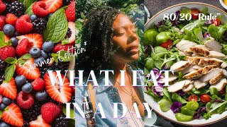 What I Eat in A Day 8020 Rule  Holistic Hunny [upl. by Chevalier]