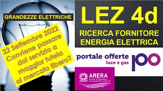 4dfornitori energia conviene passare dal mercato tutelato al mercato libero Portale di Arera [upl. by Ahseikan]