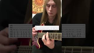 Deftones  Be Quiet and Drive Far Away Guitar Cover With Tabs [upl. by Odraner958]