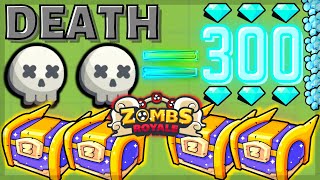 1 Death300 GEMS 15  Season 25 Chest Opening  Zombs Royaleio [upl. by Yenatirb838]