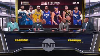 NBA AllStar 2024 Reserves Revealed West  Inside the NBA [upl. by Ecinhoj803]