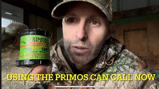 HOW TO USE PRIMOS CAN CALL BEFORE THE RUT whatzupoutdoors whitetailbucks [upl. by Otrebla]