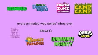 every animated internet series intros ever [upl. by Attekahs]