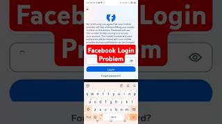 Facebook Login Problem 😕  Solve It in 2 Easy Stepsquot shorts facebook viral [upl. by Willman]