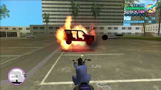 GTA Vice City  Messing with the man Easiest way  NO STARS [upl. by Wallack]