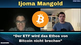 Ijoma Mangold im Interview quotBitcoin wirkt in einem gesunden Sinne sinnstiftendquot [upl. by Assened]